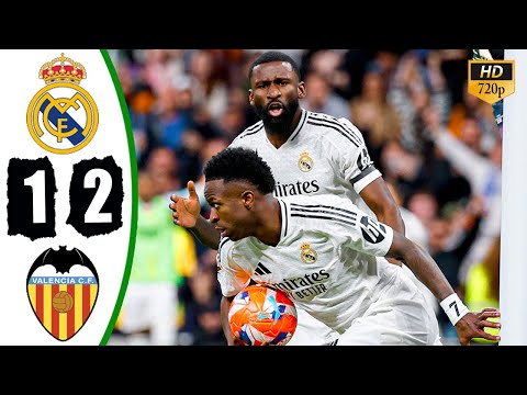 real madrid vs valencia 1 2 highlights all goals 2025 hd