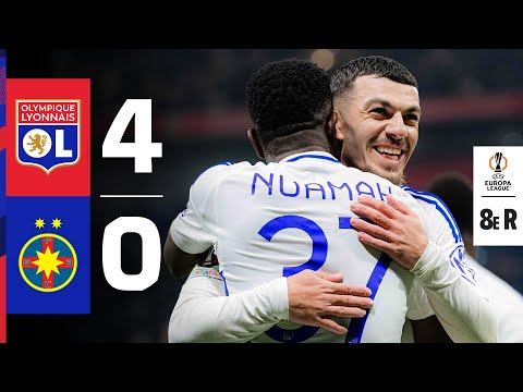 resume ol fcsb un festival de buts envoie les lyonnais en quarts de leuropa league 4 0