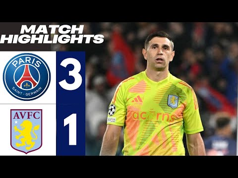 resume psg vs aston villa 3 1 resume ligue des champions 2024 25 but nuno mendes 902
