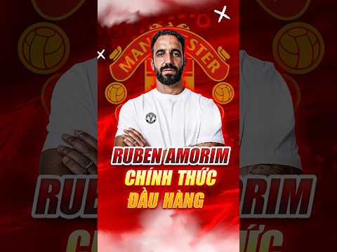 ruben amorim chinh thuc tuyen bo bo cuoc bongda manchesterunited football youtubeshorts manutd
