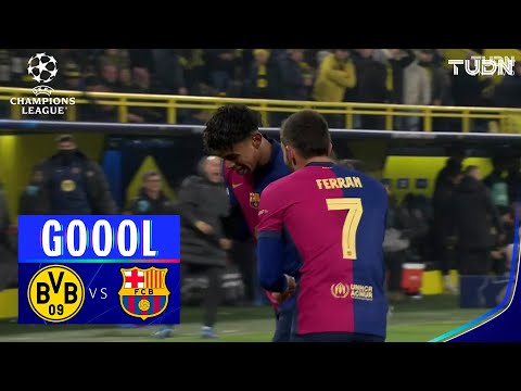 sentencia doblete de torres dortmund 2 3 barcelona uefa champions league 24 25 tudn 1
