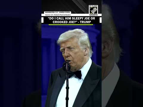 sleepy joe or crooked joe president trumps wordplay at nrcc dinner mocks joe biden again