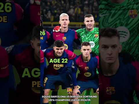squad barcelona vs borussia dortmund ucl 2024 25 i players age barcelona duniabola
