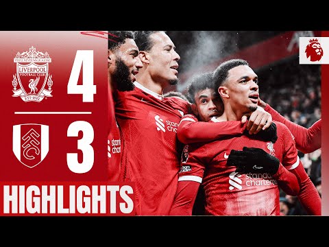 stunning mac allister strike alexander arnold late winner liverpool 4 3 fulham highlights