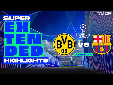 super extended highlights borussia dortmund vs barcelona uefa champions league 24 25 tudn