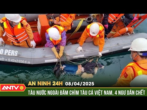 tau nuoc ngoai dam chim tau ca viet nam khien 4 nguoi tu vong an ninh 24h ngay 8 4 antv