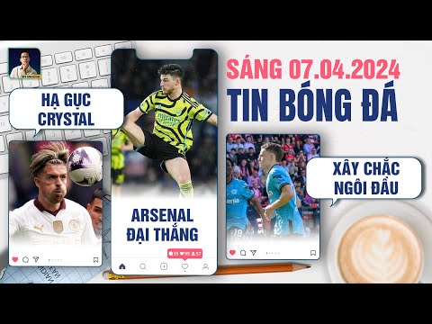 tin bong da 7 4 man city ha guc crystal palace arsenal dai thang leverkusen xay chac ngoi dau