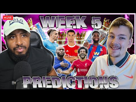 tottenham vs chelsea liverpool vs crystal palace west ham vs man united in week 5 predictions