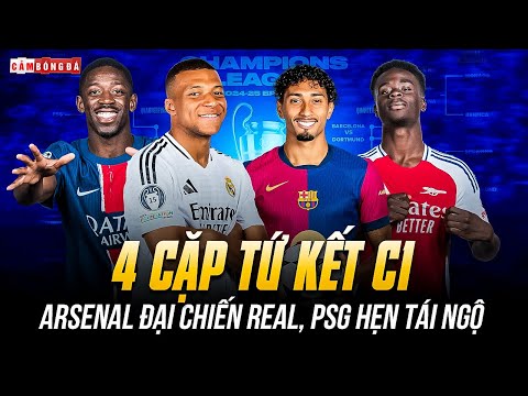 tu ket champions league arsenal ganh su menh lat do real madrid psg hen mbappe o ban ket