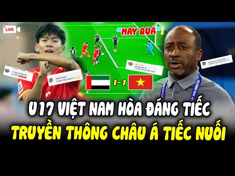 u17 viet nam bi u17 uae cam hoa qua cay dang truyen thong khap chau a tiec cho u17 viet nam 1