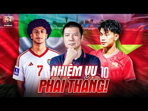 u17 viet nam vs u17 uae nhiem vu phai thang da duoc dua ra co gianh duoc tam ve du world cup nao 1