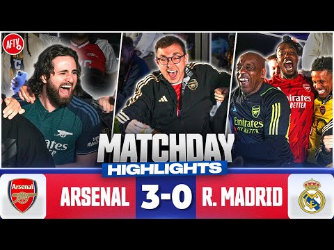 unreal scenes arsenal smash real madrid arsenal 3 0 real madrid highlights