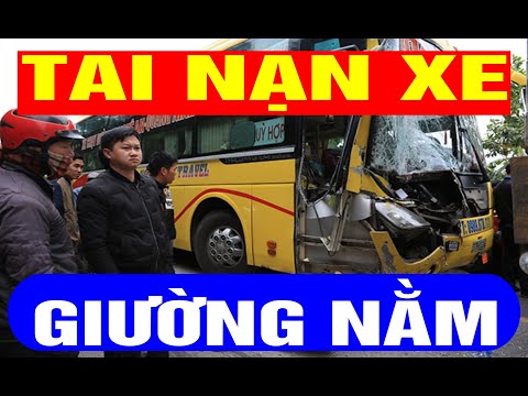 va cham xe khach giuong nam tai nan nguy hiem