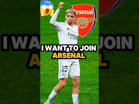 valvarde wants to leave real madrid and want to go arsenalfootball shorts