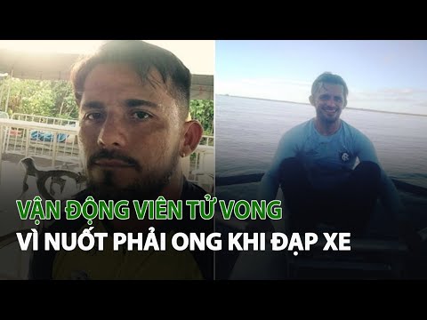 van dong vien tu vong vi nuot phai ong khi dap xe vtc14