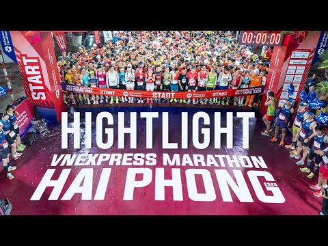 vmhp giai chay vnexpress marathon hai phong 2024 highlight