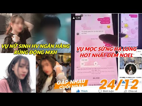 vu nu sinh hv ngan hang rung dong mxh vu moc sung ha long hot nhat dem noel