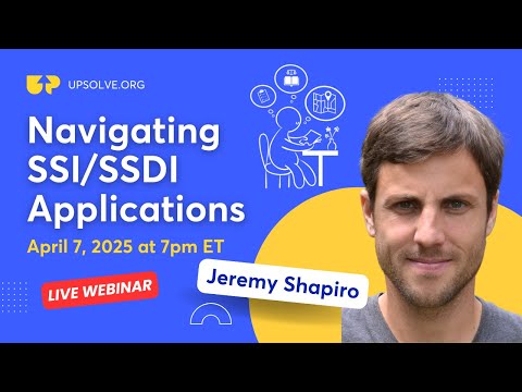 webinar navigating ssi ssdi applications with jeremy shapiro