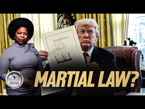 white woman explains why trump may use martial law on us if we join the protests
