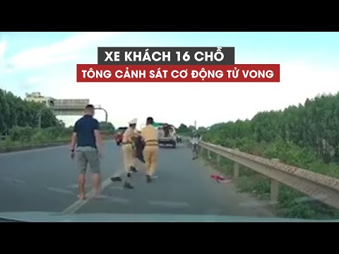 xe khach 16 cho tong trung si canh sat co dong tu vong tren cao toc