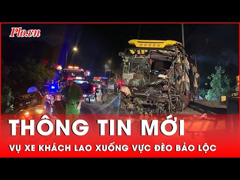 xe khach lao xuong vuc o bao loc tai xe bi tam giu sau tai nan nghiem trong thoi su