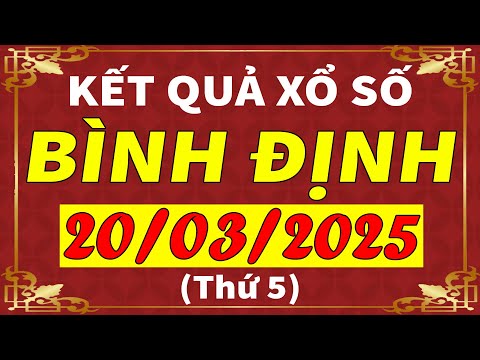 xo so binh dinh ngay 20 thang 3 xsbdi kqxsbdi sxbdi xo so kien thiet binh dinh hom nay