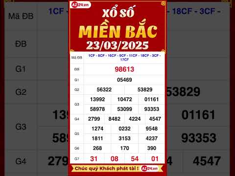 xo so mien bac 23 3 2025