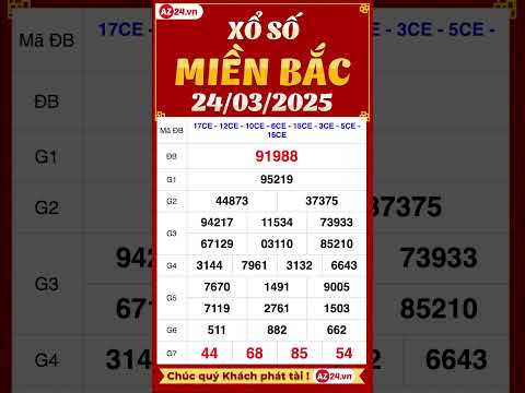 xo so mien bac ngay 24 thang 3