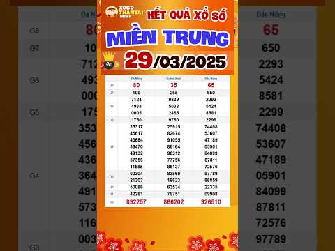 xo so mien trung hom nay ngay 29 thang 3 xsmt xsmt xosomientrung