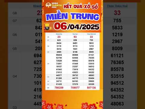xo so mien trung hom nay ngay 6 thang 4 xsmt xsmt