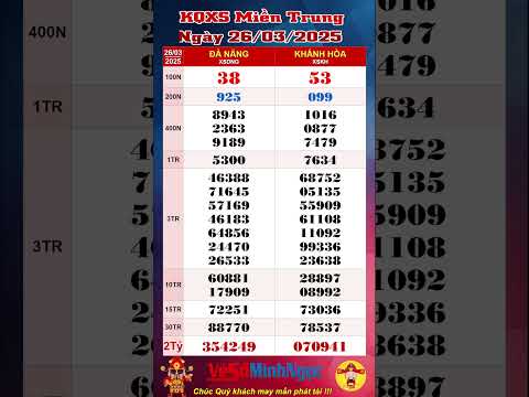 xo so mien trung xsmt ngay 26 03 2025 truc tiep kqxs xo so da nang xo so khanh hoa 1