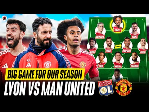 zirkzee casemiro mount start amorims biggest game lyon vs man utd starting xi show